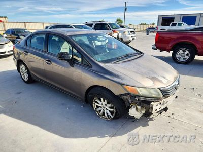 Czwarte zdjęcie samochodu z boku: 2012 HONDA CIVIC EX VIN:2HGFB2F88CH519019 - miniatura