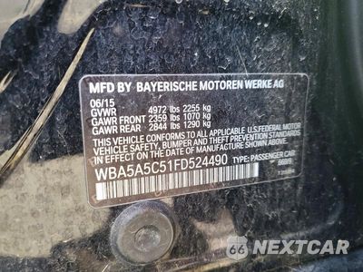Zdjęcie 12 z 12 samochodu: 2015 BMW 528 I VIN:WBA5A5C51FD524490 - miniatura