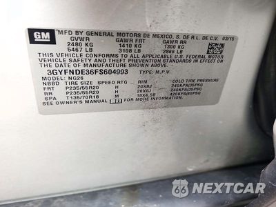 Zdjęcie 13 z 13 samochodu: 2015 CADILLAC SRX PREMIUM COLLECTION VIN:3GYFNDE36FS604993 - miniatura