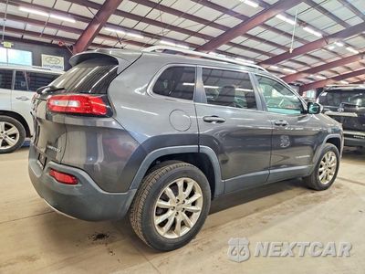 Trzecie zdjęcie samochodu z tyłu: 2014 JEEP CHEROKEE LIMITED VIN:1C4PJMDS0EW184102 - miniatura