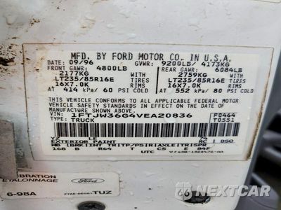 Zdjęcie 12 z 12 samochodu: 1997 FORD F350 VIN:1FTJW36G4VEA20836 - miniatura