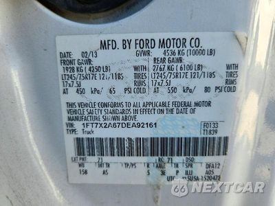 Zdjęcie 12 z 12 samochodu: 2013 FORD F250 SUPER DUTY VIN:1FT7X2A67DEA92161 - miniatura