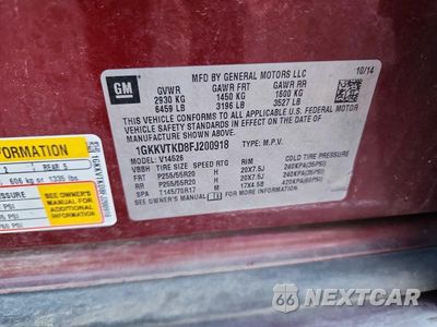 Zdjęcie 13 z 13 samochodu: 2015 GMC ACADIA DENALI VIN:1GKKVTKD8FJ200918 - miniatura
