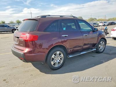 Trzecie zdjęcie samochodu z tyłu: 2007 ACURA MDX TECHNOLOGY VIN:2HNYD28417H502249 - miniatura