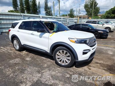 Czwarte zdjęcie samochodu z boku: 2020 FORD EXPLORER LIMITED VIN:1FMSK7FH1LGA47828 - miniatura