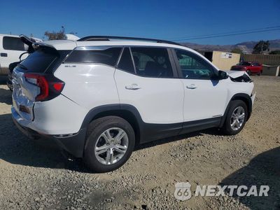 Trzecie zdjęcie samochodu z tyłu: 2023 GMC TERRAIN SLE VIN:3GKALTEG9PL228664 - miniatura