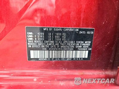 Zdjęcie 12 z 12 samochodu: 2020 SUBARU IMPREZA PREMIUM VIN:4S3GKAV63L3607346 - miniatura