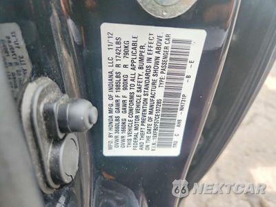 Zdjęcie 12 z 12 samochodu: 2012 HONDA CIVIC LX VIN:19XFB2F57CE107285 - miniatura