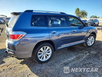 Trzecie zdjęcie samochodu z tyłu: 2011 TOYOTA HIGHLANDER HYBRID LIMITED VIN:JTEDC3EH7B2002291 - miniatura