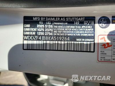 Zdjęcie 12 z 12 samochodu: 2019 MERCEDES-BENZ E 300 VIN:WDDZF4JB8KA519264 - miniatura
