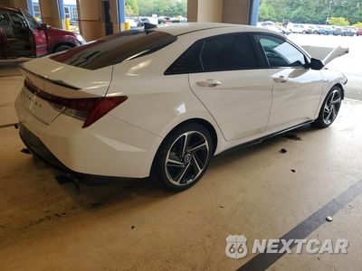 Trzecie zdjęcie samochodu z tyłu: 2023 HYUNDAI ELANTRA N LINE VIN:KMHLR4AF3PU540650 - miniatura