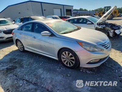 Czwarte zdjęcie samochodu z boku: 2014 HYUNDAI SONATA LIMITED VIN:5NPEC4AC4EH847563 - miniatura