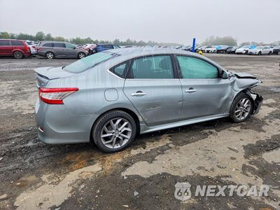 Trzecie zdjęcie samochodu z tyłu: 2014 NISSAN SENTRA SR VIN:3N1AB7AP3EY280998 - miniatura