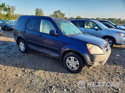 Czwarte zdjęcie samochodu z boku: 2004 HONDA CR-V EX VIN:SHSRD78864U222833 - miniatura