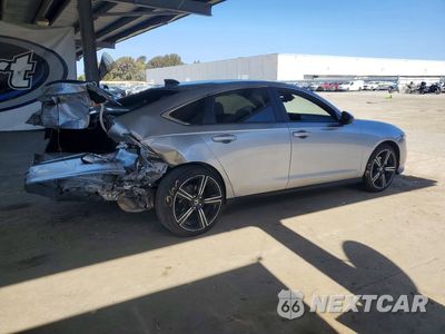 Trzecie zdjęcie samochodu z tyłu: 2023 HONDA ACCORD HYBRID SPORT VIN:1HGCY2F56PA012373 - miniatura