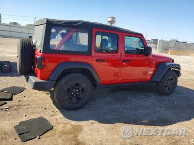 Trzecie zdjęcie samochodu z tyłu: 2020 JEEP WRANGLER UNLIMITED SPORT VIN:1C4HJXDN8LW151734 - miniatura