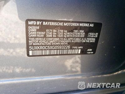 Zdjęcie 13 z 13 samochodu: 2016 BMW X5 XDRIVE35I VIN:5UXKR0C5XG0S93226 - miniatura