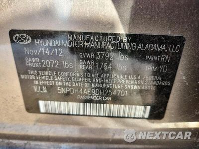 Zdjęcie 12 z 12 samochodu: 2013 HYUNDAI ELANTRA GLS VIN:5NPDH4AE9DH254701 - miniatura