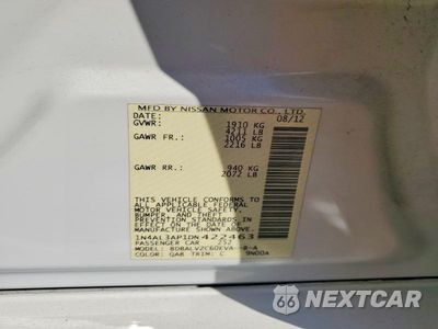 Zdjęcie 12 z 12 samochodu: 2013 NISSAN ALTIMA 2.5 VIN:1N4AL3AP1DN422463 - miniatura