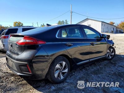 Trzecie zdjęcie samochodu z tyłu: 2019 HYUNDAI IONIQ SEL VIN:KMHC75LC6KU129007 - miniatura