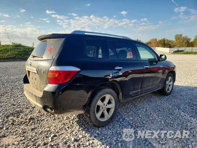 Trzecie zdjęcie samochodu z tyłu: 2008 TOYOTA HIGHLANDER LIMITED VIN:JTEES42A282106071 - miniatura