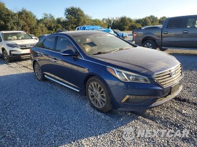 Czwarte zdjęcie samochodu z boku: 2015 HYUNDAI SONATA LIMITED VIN:5NPE34AF6FH238776 - miniatura