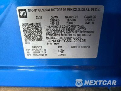 Zdjęcie 13 z 13 samochodu: 2024 CHEVROLET EQUINOX LS VIN:3GNAXHEG5RL299108 - miniatura