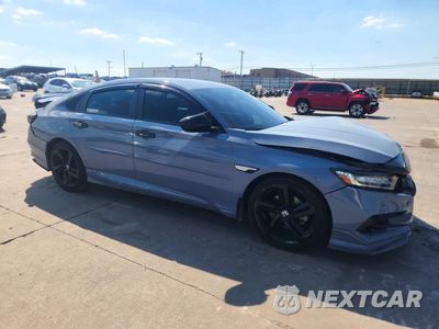Czwarte zdjęcie samochodu z boku: 2022 HONDA ACCORD SPORT SE VIN:1HGCV1F43NA067483 - miniatura