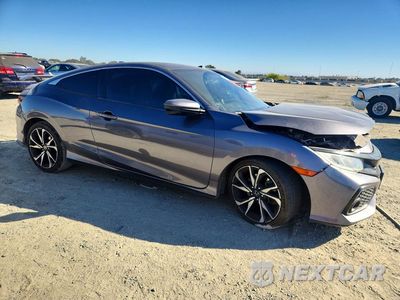 Czwarte zdjęcie samochodu z boku: 2019 HONDA CIVIC SI VIN:2HGFC3A53KH750778 - miniatura