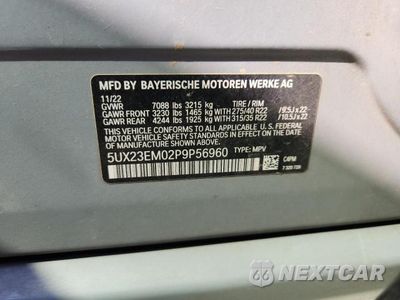 Zdjęcie 13 z 13 samochodu: 2023 BMW X7 XDRIVE40I VIN:5UX23EM02P9P56960 - miniatura