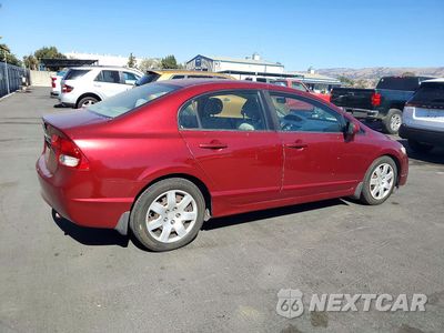 Trzecie zdjęcie samochodu z tyłu: 2009 HONDA CIVIC LX VIN:1HGFA16549L029224 - miniatura