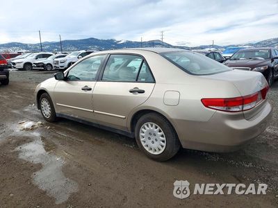 Drugie zdjęcie samochodu z przodu: 2003 HONDA ACCORD DX VIN:1HGCM56103A098123 - miniatura