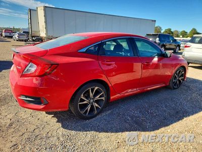 Trzecie zdjęcie samochodu z tyłu: 2020 HONDA CIVIC SPORT VIN:2HGFC2F88LH509457 - miniatura