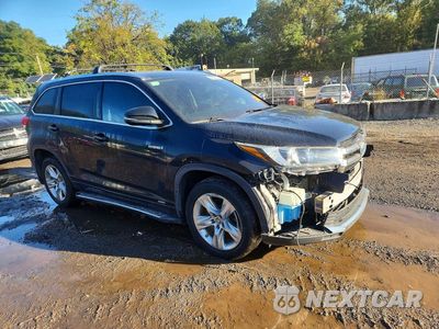 Czwarte zdjęcie samochodu z boku: 2017 TOYOTA HIGHLANDER HYBRID LIMITED VIN:5TDDGRFH2HS026235 - miniatura