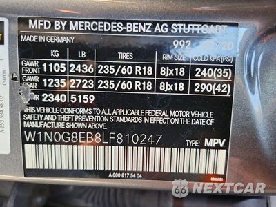 Zdjęcie 13 z 13 samochodu: 2020 MERCEDES-BENZ GLC 300 4MATIC VIN:W1N0G8EB8LF810247 - miniatura