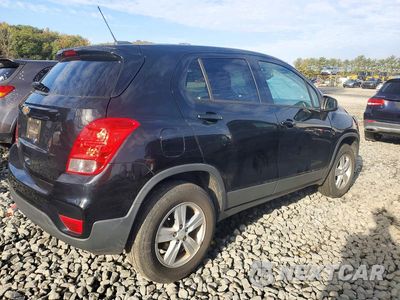Trzecie zdjęcie samochodu z tyłu: 2019 CHEVROLET TRAX LS VIN:3GNCJNSB6KL394008 - miniatura