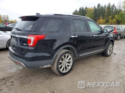 Trzecie zdjęcie samochodu z tyłu: 2016 FORD EXPLORER LIMITED VIN:1FM5K8F80GGC50069 - miniatura