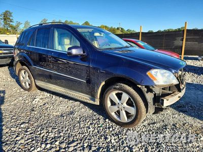 Czwarte zdjęcie samochodu z boku: 2011 MERCEDES-BENZ ML 350 4MATIC VIN:4JGBB8GB6BA646046 - miniatura