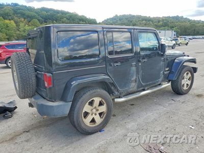 Trzecie zdjęcie samochodu z tyłu: 2011 JEEP WRANGLER UNLIMITED SAHARA VIN:1J4BA5H16BL526581 - miniatura