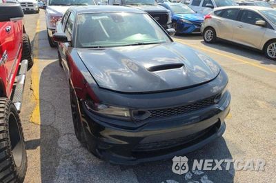 Drugie zdjęcie samochodu z przodu: 2022 DODGE CHARGER SCAT PACK VIN:2C3CDXGJ8NH127725 - miniatura
