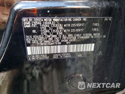 Zdjęcie 13 z 13 samochodu: 2016 TOYOTA RAV4 LE VIN:2T3BFREV6GW479188 - miniatura