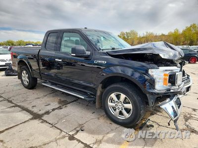 Czwarte zdjęcie samochodu z boku: 2018 FORD F150 SUPER CAB VIN:1FTFX1E57JKG10757 - miniatura