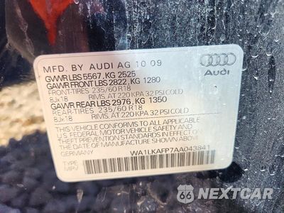 Zdjęcie 14 z 14 samochodu: 2010 AUDI Q5 PREMIUM PLUS VIN:WA1LKAFP7AA043841 - miniatura