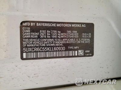 Zdjęcie 14 z 14 samochodu: 2019 BMW X5 XDRIVE40I VIN:5UXCR6C55KLL60930 - miniatura
