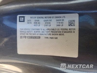 Zdjęcie 12 z 12 samochodu: 2014 CHEVROLET CAMARO LT VIN:2G1FB1E35E9295339 - miniatura