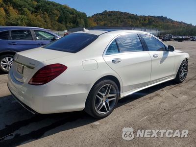 Trzecie zdjęcie samochodu z tyłu: 2015 MERCEDES-BENZ S 550 4MATIC VIN:WDDUG8FBXFA123334 - miniatura