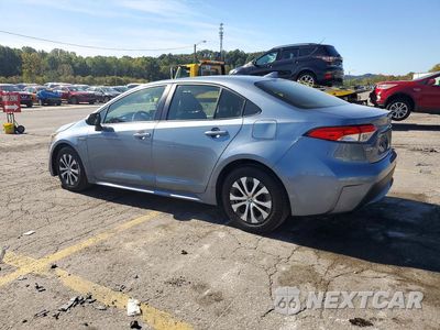 Drugie zdjęcie samochodu z przodu: 2021 TOYOTA COROLLA LE VIN:JTDEAMDE1MJ029605 - miniatura