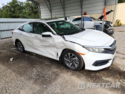 Czwarte zdjęcie samochodu z boku: 2017 HONDA CIVIC EX VIN:19XFC2F7XHE029588 - miniatura