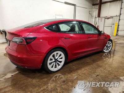 Trzecie zdjęcie samochodu z tyłu: 2022 TESLA MODEL 3 VIN:5YJ3E1EA8NF286551 - miniatura