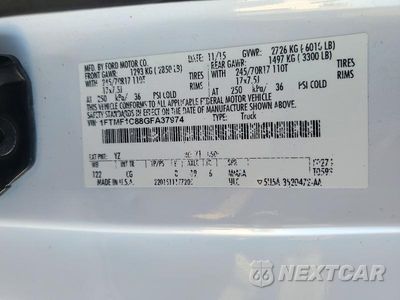 Zdjęcie 13 z 13 samochodu: 2016 FORD F150 VIN:1FTMF1C88GFA37974 - miniatura